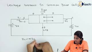 Leakage Current in CB and Example  Bipolar Junction Transistor  Basic Electronics [upl. by Harwilll]