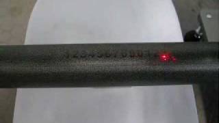 Marcatura Laser su composito carbonio  Laser marking on carbon composite [upl. by Spring783]