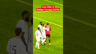 Arda Güler LilleReal Madrid maçındaki kavgayı ayırdı ardagüler rudiger realmadrid [upl. by Brodsky597]