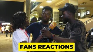 GHANA 01 ANGOLA  FANS REACT TO DISAPPOINTING DEFEAT AT THE BABA YARA STADIUM [upl. by Ashti]