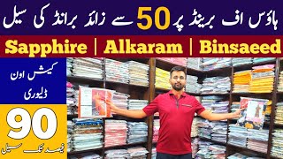 Sapphire  Alkarm BinSaeed  90 Off  Biggest Sale in Pakistan  The House Of Brands [upl. by Godding]