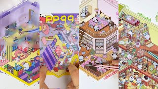 ASMR RELAXING  TRANG TRÍ STICKERS THƯ GIÃN  DECORATING WITH STICKERS  PHẦN 4  MEE REVIEW [upl. by Enoyrt]