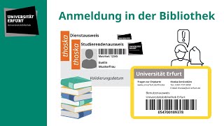 Anmeldung in der UB Erfurt [upl. by Boeke]