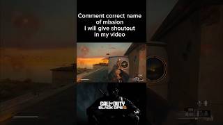 comment the mission name  callofduty ps5 [upl. by Aihtnyc]