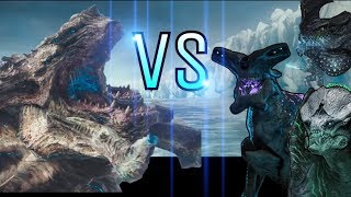 Mega Kaiju VS SlatternOtachiLeatherback [upl. by Ialda682]