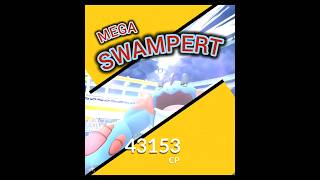 MEGA SWAMPERT Raid in Pokémon GO ポケモンgo pokemongo pokemongoshorts shorts funny [upl. by Oirevas]