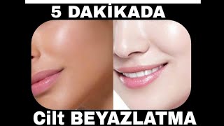 5 DAKİKADA CİLT BEYAZLATICI  KARBONATLA  100 DOĞALCHALLENGEGÜZELLİK BAKIM [upl. by Cordelie117]