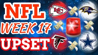 NFL UPSET Alert amp Top Parlays for Week 17  2023 [upl. by Emerick857]