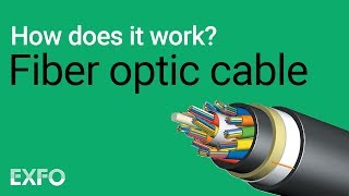 Fiber Optical Cable  EXFO animated glossary of Fiber Optics [upl. by Akihsal579]