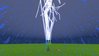 Minecraft  CHANNELING ENCHANTMENT  lightningthunder trident ⚡Shorts [upl. by Lyckman]