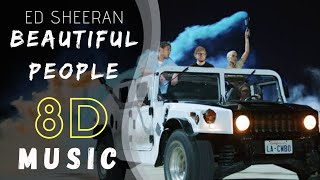 Ed Sheeran  Beautiful People 3D Audio feat Khalid [upl. by Llerraj657]