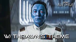 Grand Admiral Thrawn Entrance 4K RESCORED w Thrawns Theme  Ahsoka Ep06 [upl. by Nairolf]