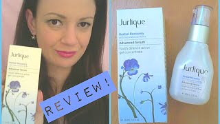 JURLIQUE HERBAL RECOVERY SERUM REVIEW JURLIQUE JURLIQUESERUM JURLIQUESKINCARE JURLIQUEREVIEW [upl. by Amalie]