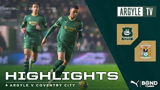 Plymouth Argyle v Coventry City highlights [upl. by Etheline]