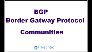 BGP Communities [upl. by Reemas]