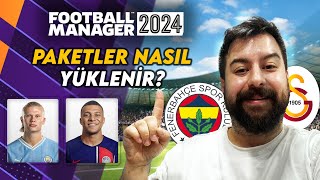 FM 24 Bedava Yüz Paketi Logo Paketi ve Güncel Kadro Yaması Nasıl Kurulur 🎮⚽ [upl. by Ahtar]