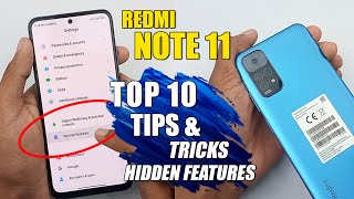 Xiaomi Redmi Note 11 Top 10 Tips amp Tricks  Hidden Features For All Redmi English Tutorial [upl. by Christen886]