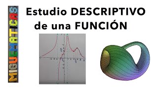 Funciones Estudio descriptivo de una función [upl. by Eanahs]