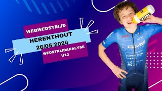 Wegwedstrijd  Herenthout U13 aspirant [upl. by Tonneson]