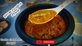 Unaka chemmeen theeyal  Kerala style  ഉണക്ക ചെമ്മീൻ തീയൽ  keralacooking prawns easyrecipe [upl. by Anaet]