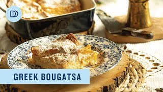 Greek Bougatsa Recipe Thessalonikis [upl. by Antin]