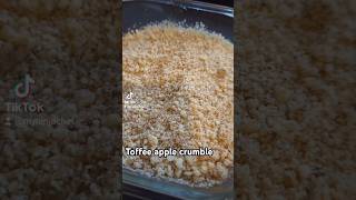 Airfryer Toffee apple crumble food home foodie cooking dessert [upl. by Akinehc]