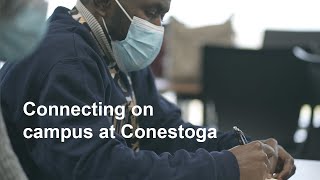 Connecting on campus at Conestoga College [upl. by Enaasiali]