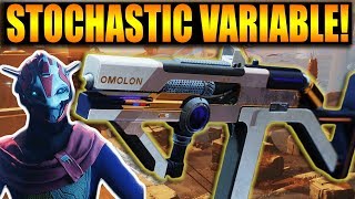 Destiny 2  Stochastic Variable Energy SMG PvP Gameplay Review Future War Cult Weapons [upl. by Elleivad209]