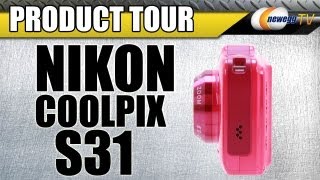 Newegg TV Nikon COOLPIX S31 Pink Digital Camera Product Tour [upl. by Sinnel909]