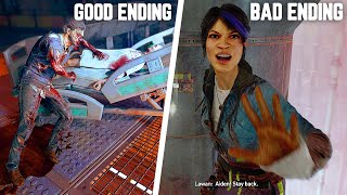 DYING LIGHT 2 All Endings Save Mia Ending Vs Save Lawan Ending [upl. by Leeban]