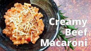 Creamy Beef Macaroni [upl. by Arteid]