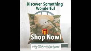 Shop Cozy Comforts from MyUrbanBackyardcom 🎁 GiftShop UniqueGifts holidayshopping birds [upl. by Violet25]