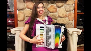 WELTRUB3060RA  Rainbow Weltmeister Rubin Piano Accordion MM 30 60 2499 [upl. by Cantone804]