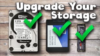 A Beginners Guide Upgrade Your PC Storage  How to install M2 SSD 25quot SSD amp 35quot Hard Drive [upl. by Adnawed68]