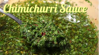 Authentic Chimichurri Sauce Recipe [upl. by Egief]