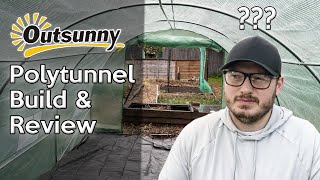 Outsunny Polytunnel Build and Review  Is It Any Good [upl. by Ardnahs929]