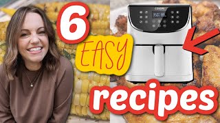 6 BeginnerFriendly Air Fryer recipes that are SO YUMMY Must make [upl. by Safier]