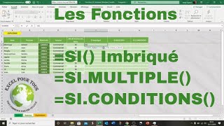 ✅ EXCEL GRATUIT  Comment ça marche  SI Imbriqué SIMULTIPLE SICONDITIONS [upl. by Tedmund]