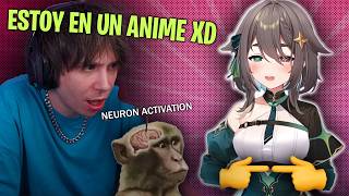 Rubius REACCIONA a MEICA Haciendo VOCES de Anime 🌱 [upl. by Stanleigh978]