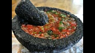 SALSA MOLCAJETE DE RANCHO CHEF ARMANDO MONRREAL [upl. by Ecnatsnoc590]