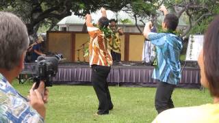 Kane Hula  Tribute to King Kalakaua Nov 2013  KONAWEB [upl. by Trella]