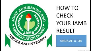 How to check your JAMB 2021 result  JAMB 20212022 result is out [upl. by Oppen295]