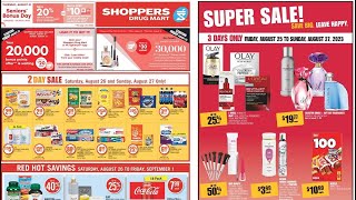 Shoppers Drug Mart Flyer Canada 🇨🇦  August 26  September 1 [upl. by Noreg]