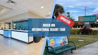 Rosen Inn International Resort Tour  Orlando  International Drive 2024 [upl. by Ylnevaeh]