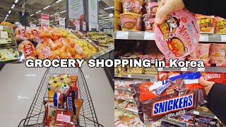 Grocery Shopping in Korea  Winter Deals  Supermarket Food with Prices  Shopping in Korea [upl. by Yerhpmuh]