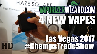 New Dry Herb Vapes for 2017 ChampsTradeShow  Las Vegas [upl. by Ahsiekal390]