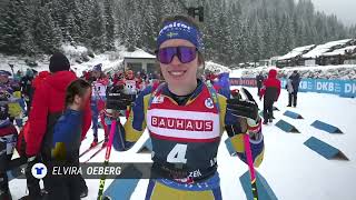 Biathlon 2022 2023 Hochfilzen Pursuit Women Full Race [upl. by Ycam520]