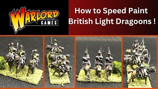 Speed Painting British Light dragoons for Epic Battles  Warlord Games Tutorial [upl. by Colvin413]