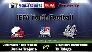 Center Grove at Brownsburg Bulldogs  Game of the Week  2024 IEFA Youth Football [upl. by Haronid648]