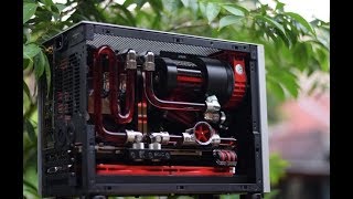 NCASE M1 V3 Watercooled Square Project 2 TimeLapse Build [upl. by Aurora691]